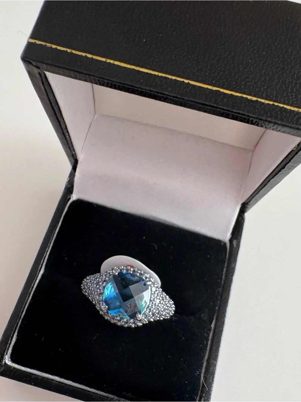Bomb Party Petit Four Ring RG27747 Bi Color Tourmaline Hematite Plating